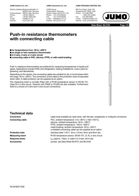 Thermocouples - Nuova Elva