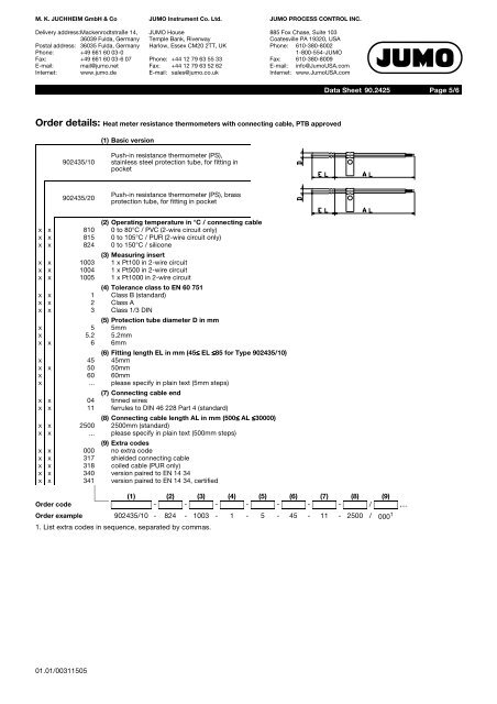 Thermocouples - Nuova Elva