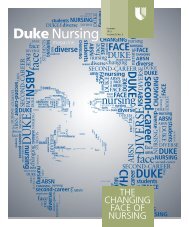 Current Issue - Duke University School of Nursing