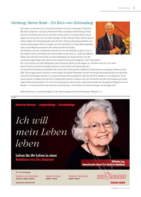 Stadtmagazin Homburg 01|2014