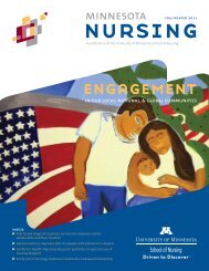 Minnesota Nursing magazine (Fall/Winter 2011) - School of Nursing ...