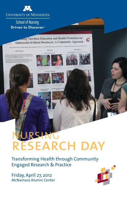 Research Day Conference Program - School of Nursing - University ...