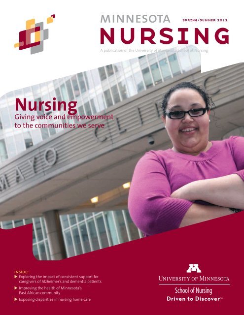 Minnesota Nursing Magazine Spring/Summer 2012 - School of ...