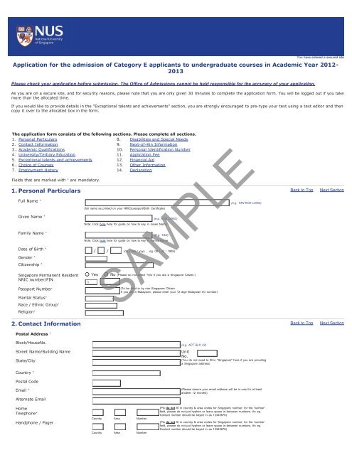 Nus Ib Application Deadline Nus Ib Application Deadline