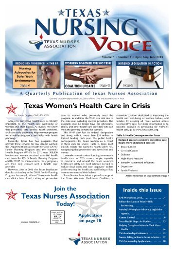 Texas Nurses Association - Arthur L Davis Publishing