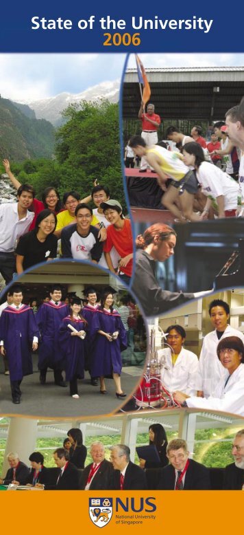 Download State of the University 2006 report - NUS - Home