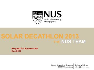 Solar Decathlon 2013 - NUS - Home