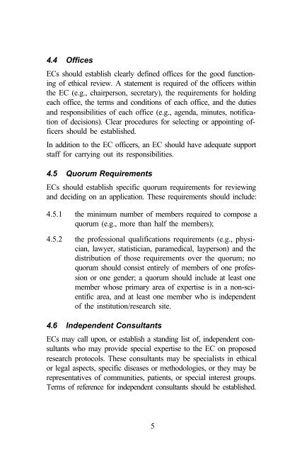 Operational Guidelines for Ethics Committees That Review ...