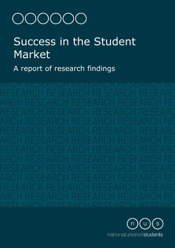 Success in the Student Market - National Union of Students