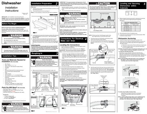 electrolux dishwasher dimensions