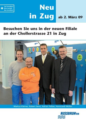 Neu in Zug - R. Nussbaum AG
