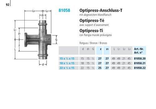 Optipress/-Inox | Optipress-Therm | Optipress ... - R. Nussbaum AG