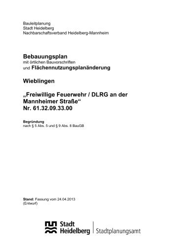 Feuerwehr/DLRG - Nachbarschaftsverband Heidelberg-Mannheim