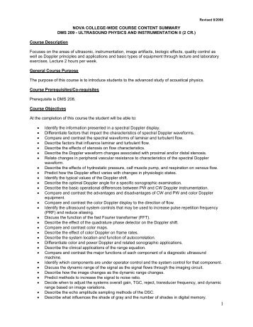 ULTRASOUND PHYSICS AND INSTRUMENTATION II