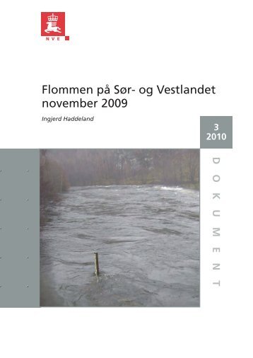 Flommen pÃ¥ SÃ¸r- og Vestlandet november 2009 - NVE