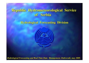 Republic Hydrometeorological Service of Serbia - NVE