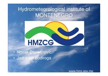 Hydrometeorological institute of MONTENEGRO - NVE