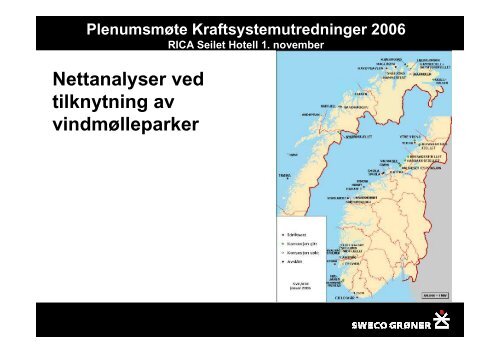 Nettanalyser fra planstadiet til idriftsettelse av en vindpark - NVE