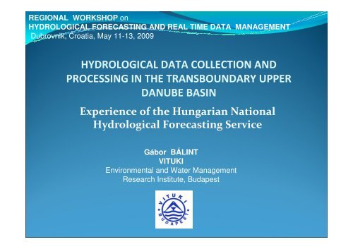 hydrological data collection and processing in the ... - NVE