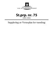 St. prp. nr 75 (2003-2004) Supplering av Verneplan for ... - NVE
