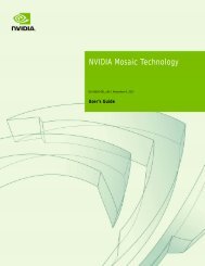 NVIDIA Mosaic Technology
