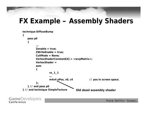 D3DX Effects and the DirectX 9 High-Level Shading ... - Nvidia