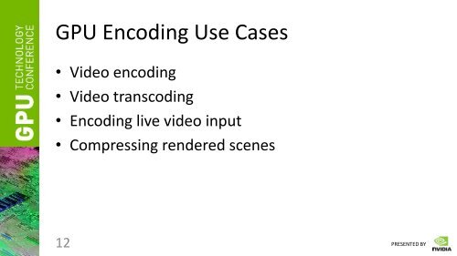 GPU-Accelerated Video Encoding - Nvidia