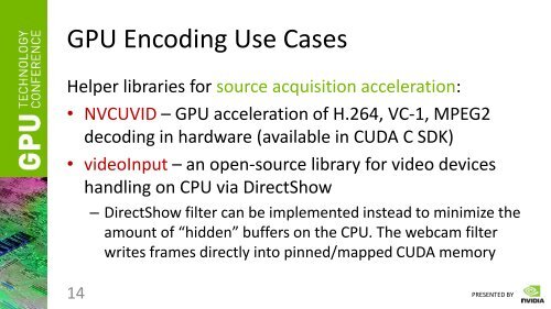 GPU-Accelerated Video Encoding - Nvidia