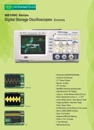 Digital Storage Oscilloscopes- Economy - Nvis
