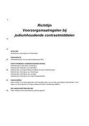 Richtlijn Voorzorgsmaatregelen bij jodiumhoudende contrastmiddelen