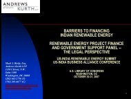 BARRIERS TO FINANCING INDIAN RENEWABLE ENERGY ...