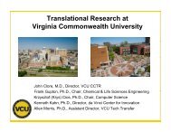 Translational Research at Virginia Commonwealth University