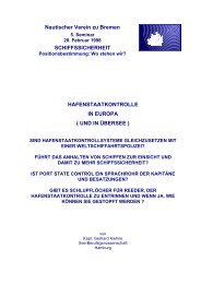 PSC as World Maritime Police Force - Nautischer Verein zu Bremen ...