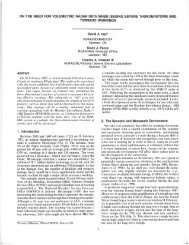 ON THE NEED FOR VOLUMETRIC RADAR DATA WHEN ISSUING ...