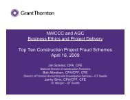 Top Ten Construction Project Fraud Schemes 3-10-09 V5 ... - NWCCC