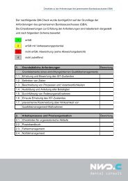 Checkliste GBA - NWD.C dental consult