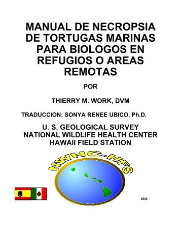 manual de necropsia de tortugas marinas para biologos en refugios
