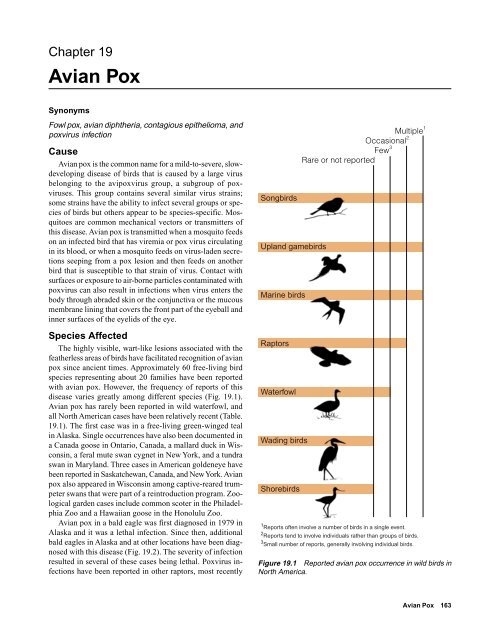 Chapter 19 Avian Pox - National Wildlife Health Center