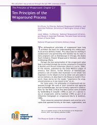 Ten Principles of the Wraparound Process - National Wraparound ...