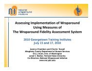 Using Measures of the Wraparound Fidelity Assessment System