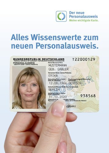 Alles Wissenswerte zum neuen Personalausweis. - des ...