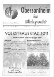 Amtsblatt der Gemeinde Obersontheim KW 45/2011 Teil 1