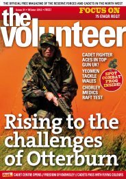 The Volunteer - NWRFCA - Northwest Reserve Forces & Cadets ...