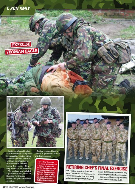 The Volunteer - NWRFCA - Northwest Reserve Forces & Cadets ...