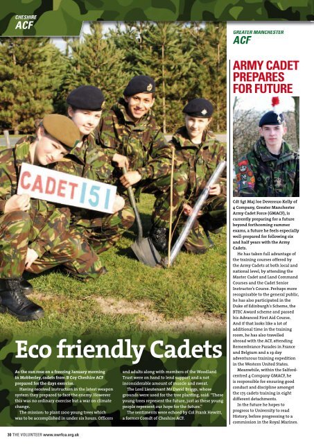 The Volunteer - NWRFCA - Northwest Reserve Forces & Cadets ...