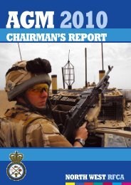 chairman's report - NWRFCA - Northwest Reserve Forces & Cadets ...