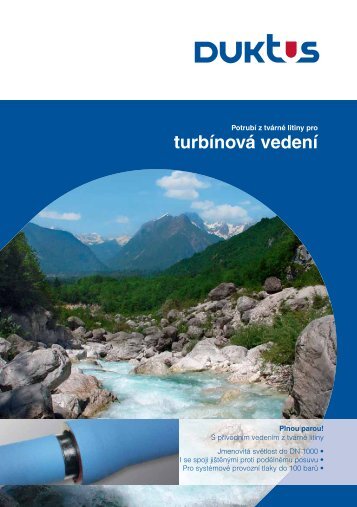 turbínová vedení - Duktus