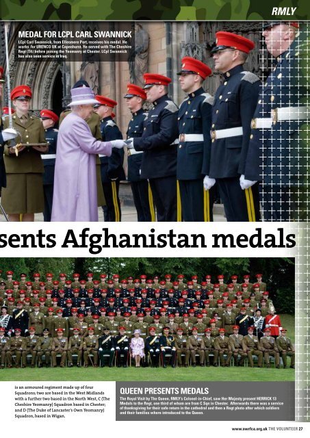 Issue 87 - NWRFCA - Northwest Reserve Forces & Cadets Association