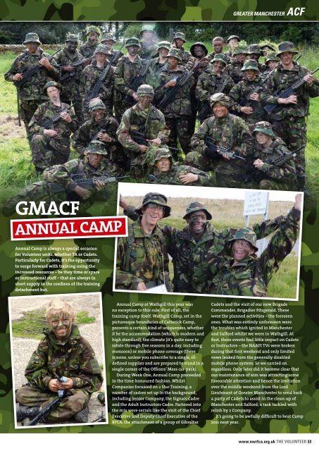 Issue 87 - NWRFCA - Northwest Reserve Forces & Cadets Association