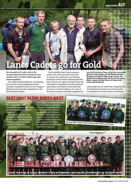 Issue 87 - NWRFCA - Northwest Reserve Forces & Cadets Association